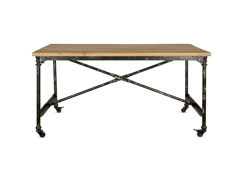 Benia Iron & Reclaimed Wood  Desk