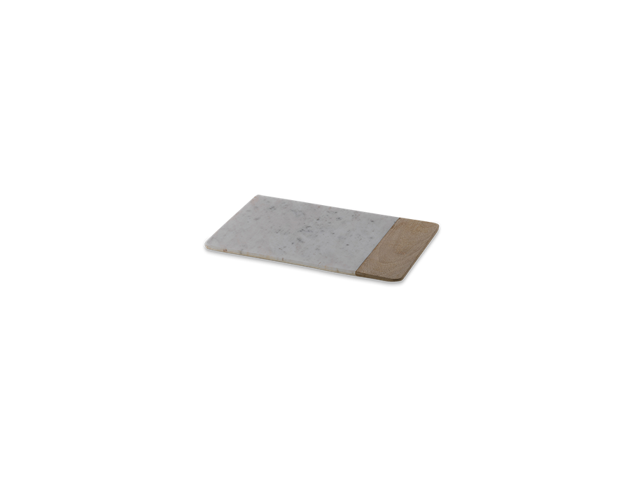 Bwari Long Marble Serving Board - White