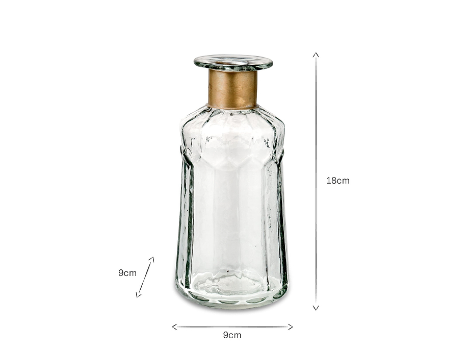 Chara Hammered Bottle - Decorative