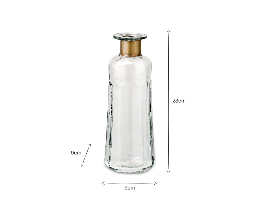 Chara Hammered Bottle - Decorative
