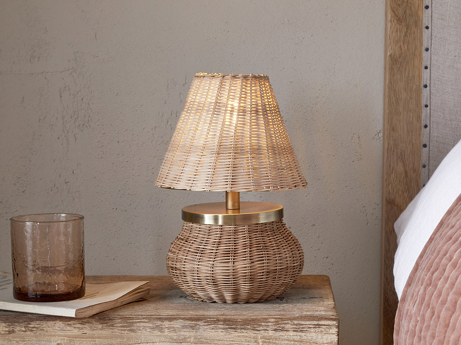 Cija Rattan Table Lamp - Natural