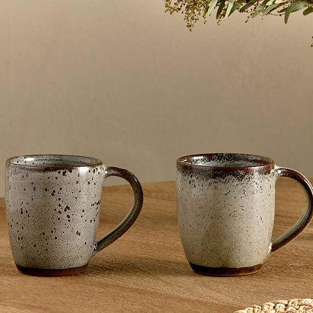 Cam Large Mug - Mocha (Set of 2)