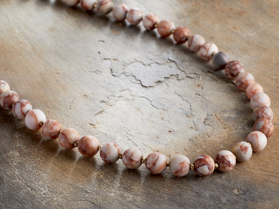 Cerita Necklace - Rhodochrosite