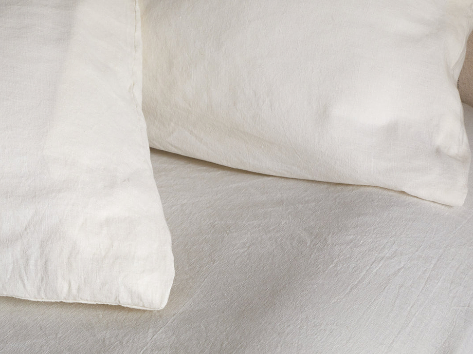 Cela Hemp & Cotton Housewife Pillowcases - Natural