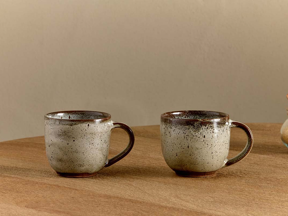 Cam Coffee Mug - Mocha (Set of 2)