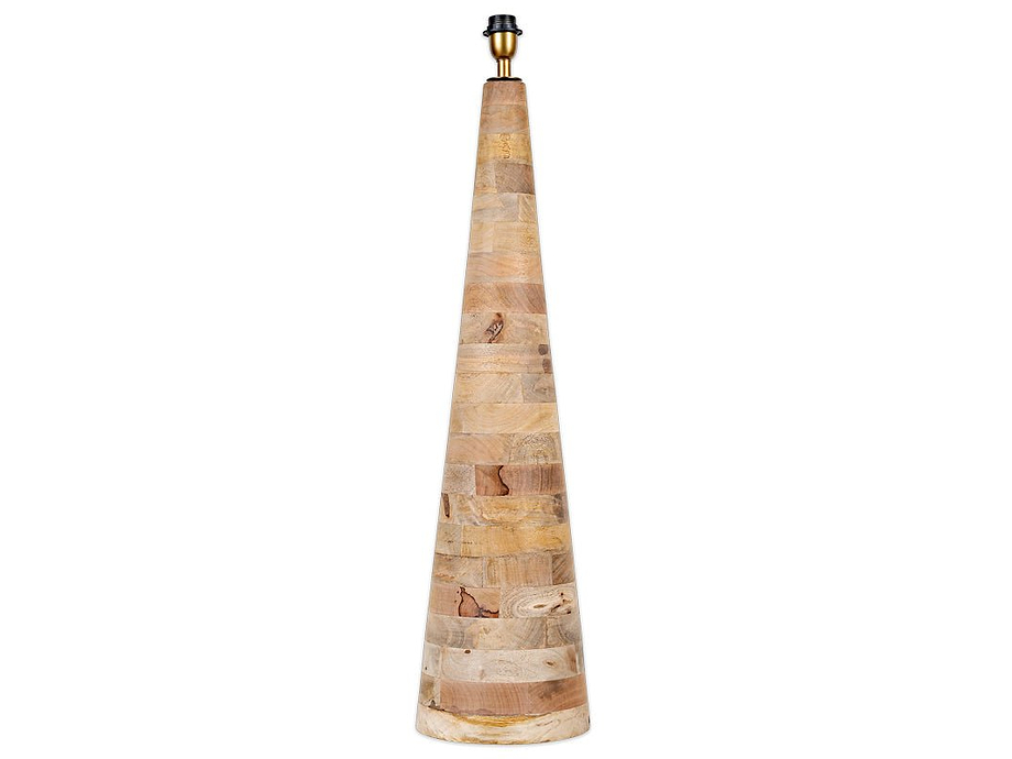 Chameli Tapered Mango Wood Floor Lamp