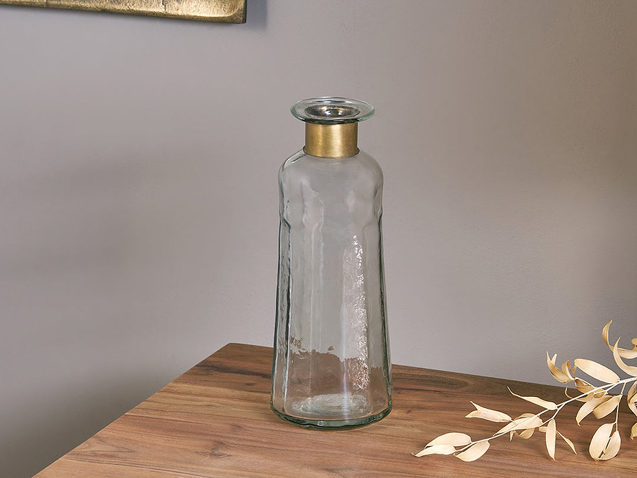 Chara Hammered Bottle - Decorative