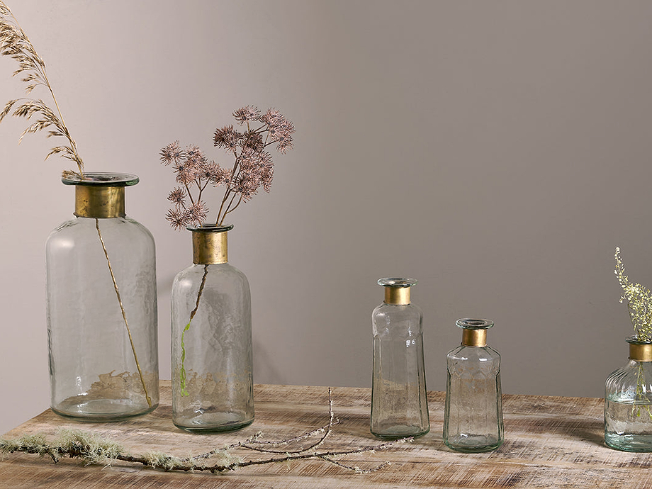 Chara Hammered Bottle - Decorative