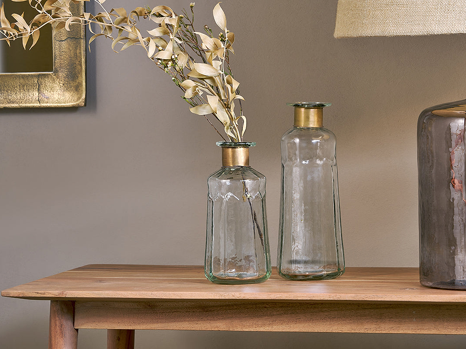 Chara Hammered Bottle - Decorative