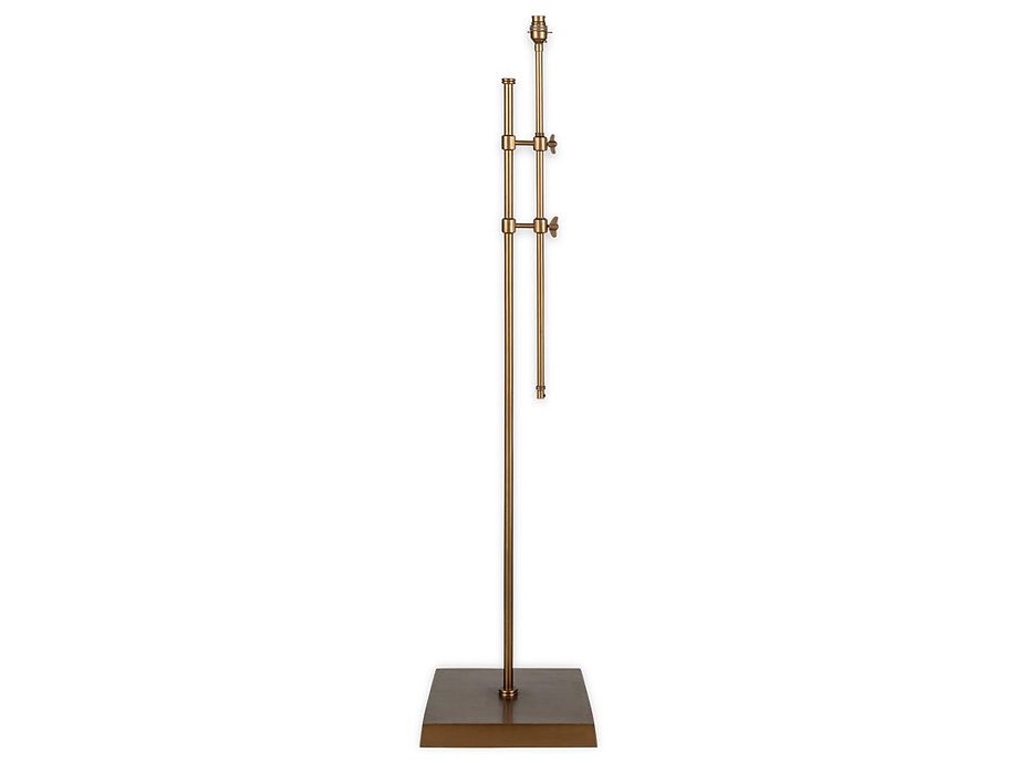 Chintala Iron Floor Lamp - Antique Brass