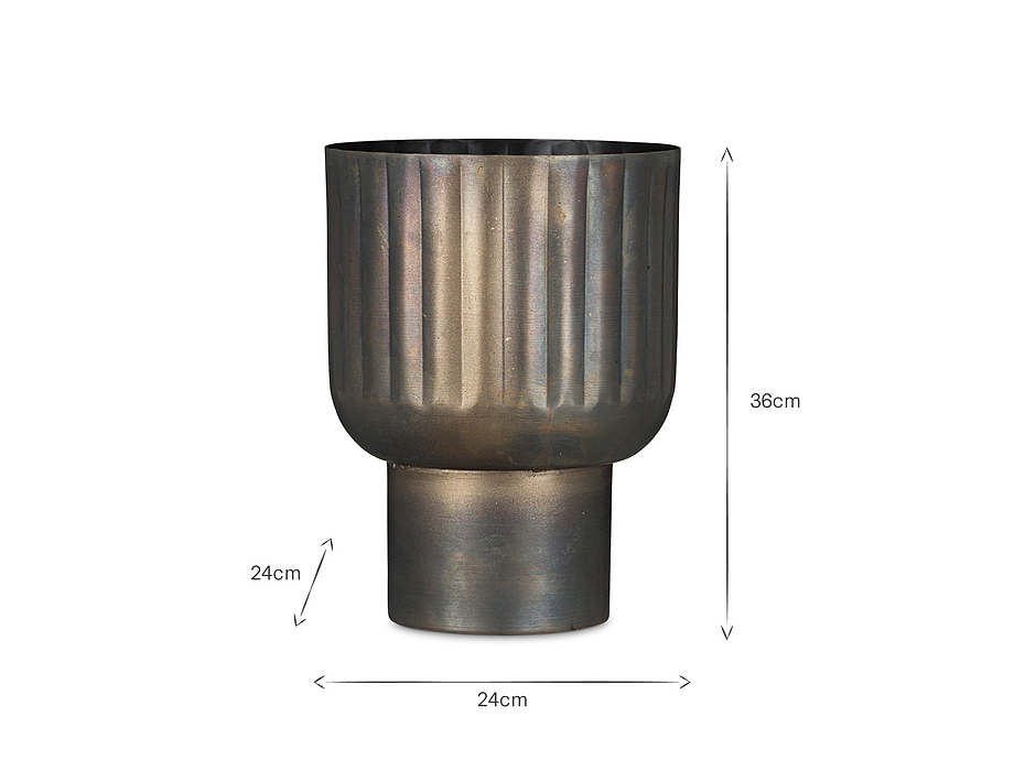 Dasalla Planter - Aged Brass