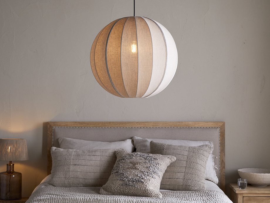 Dharini Linen Lampshade - Natural