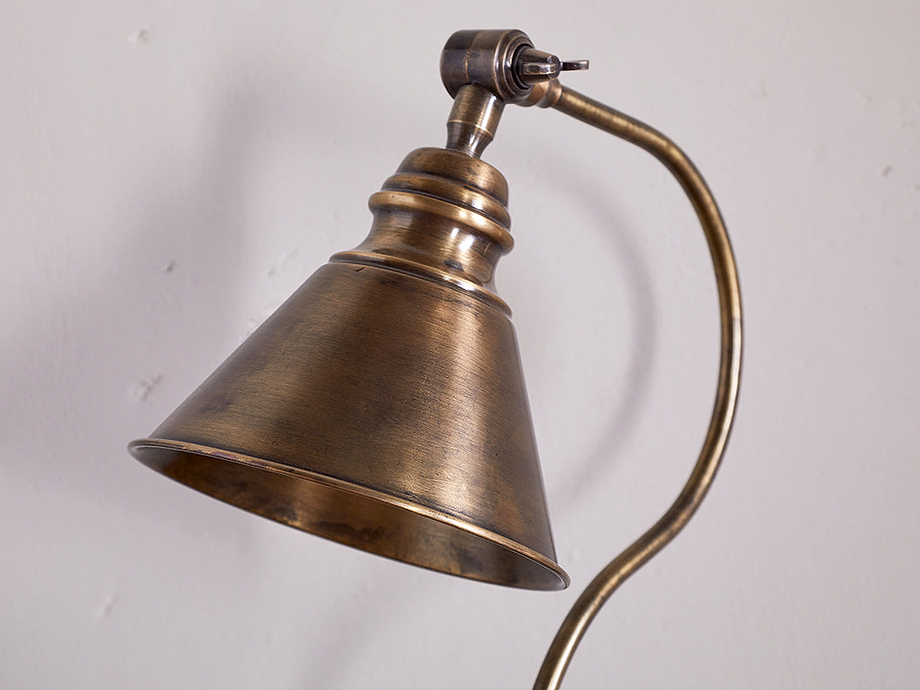 Damba Desk Lamp - Antique Brass