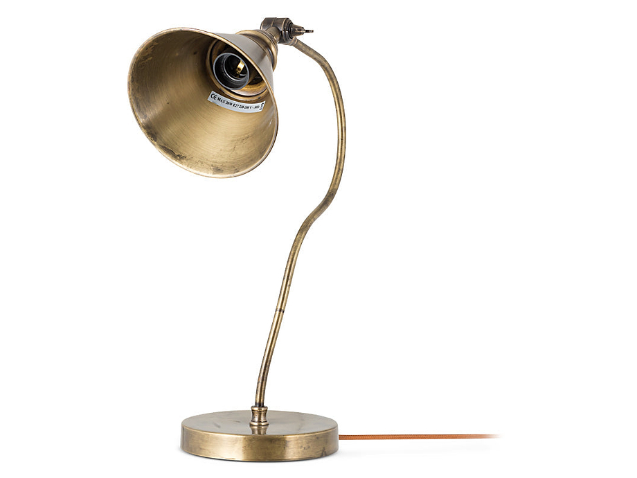 Damba Desk Lamp - Antique Brass