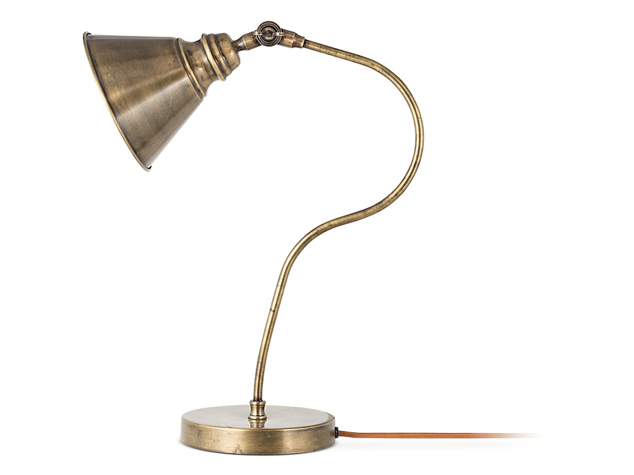 Damba Desk Lamp - Antique Brass