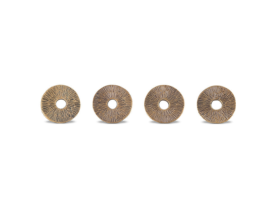 Dankuni Napkin Rings - Antique Brass (Set of 4)