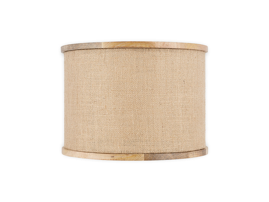 Darat Mango Wood & Jute Lampshade - Natural
