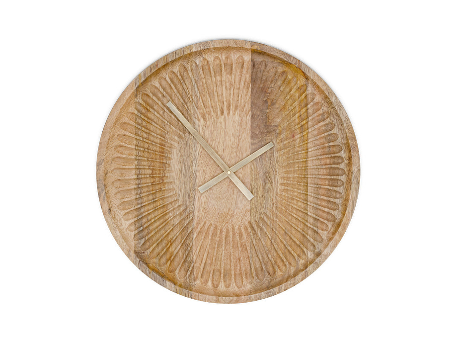 Deevena Mango Wood Clock