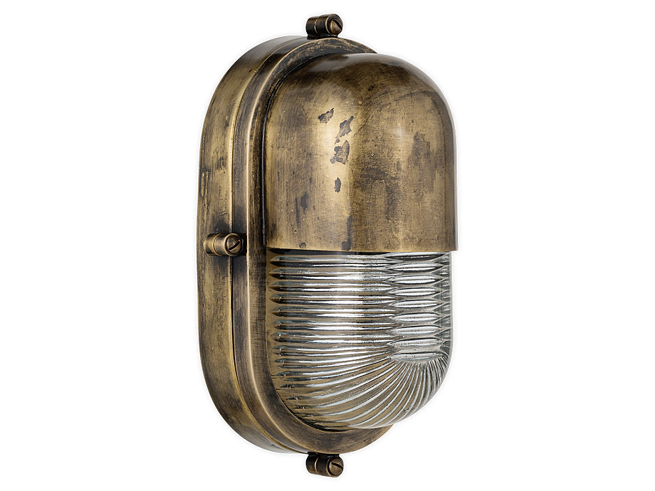 Denaya Outdoor Wall Lamp - Antique Brass