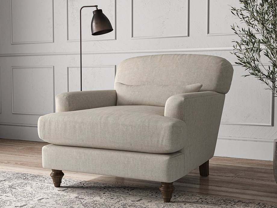 Deni Armchair - Brera Linen Natural