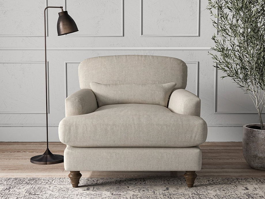 Deni Armchair - Brera Linen Natural