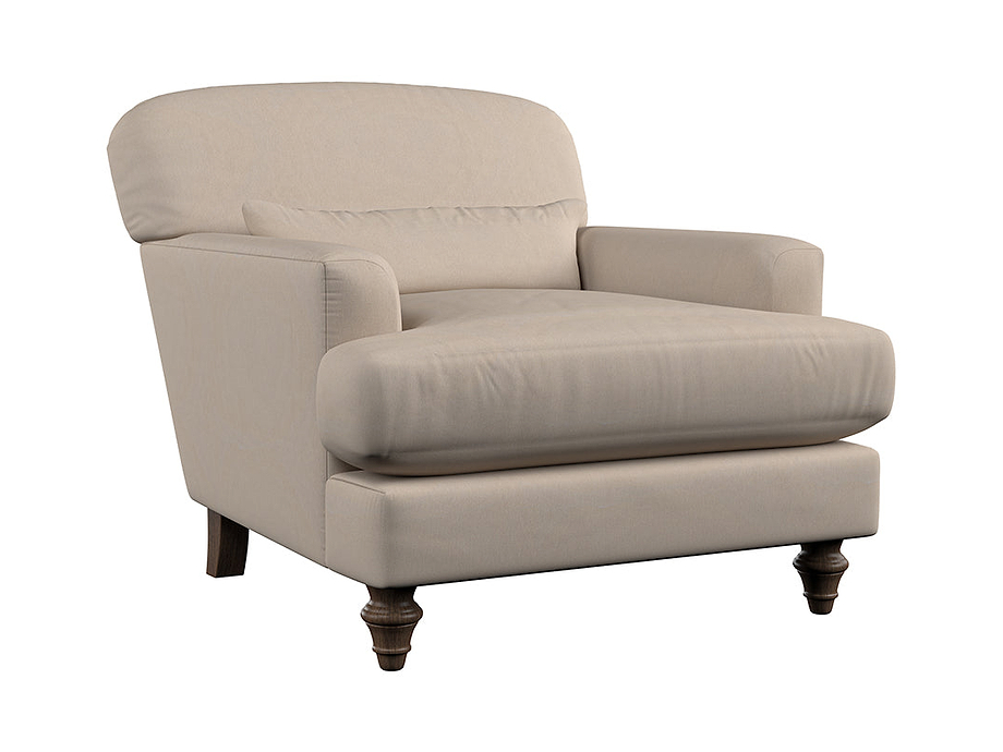 Deni Armchair - Recycled Cotton Airforce