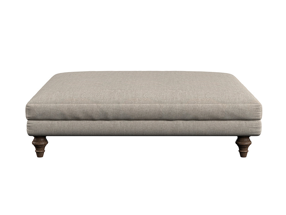 Deni Grand Footstool - Brera Linen Natural