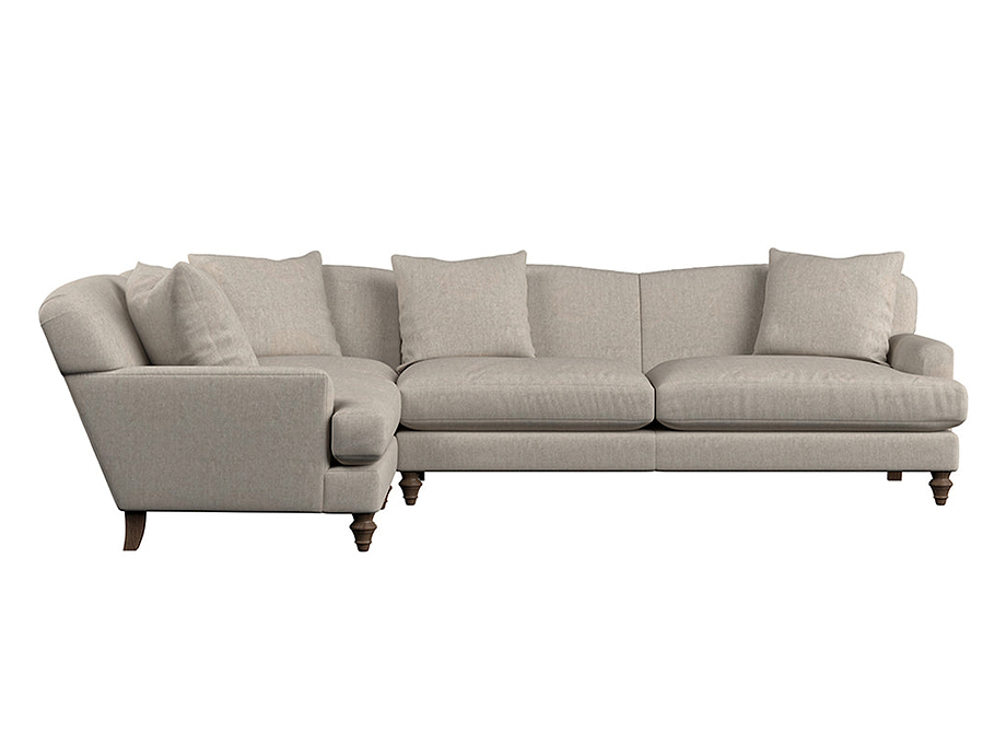 Deni Grand Left Hand Corner Sofa - Brera Linen Natural