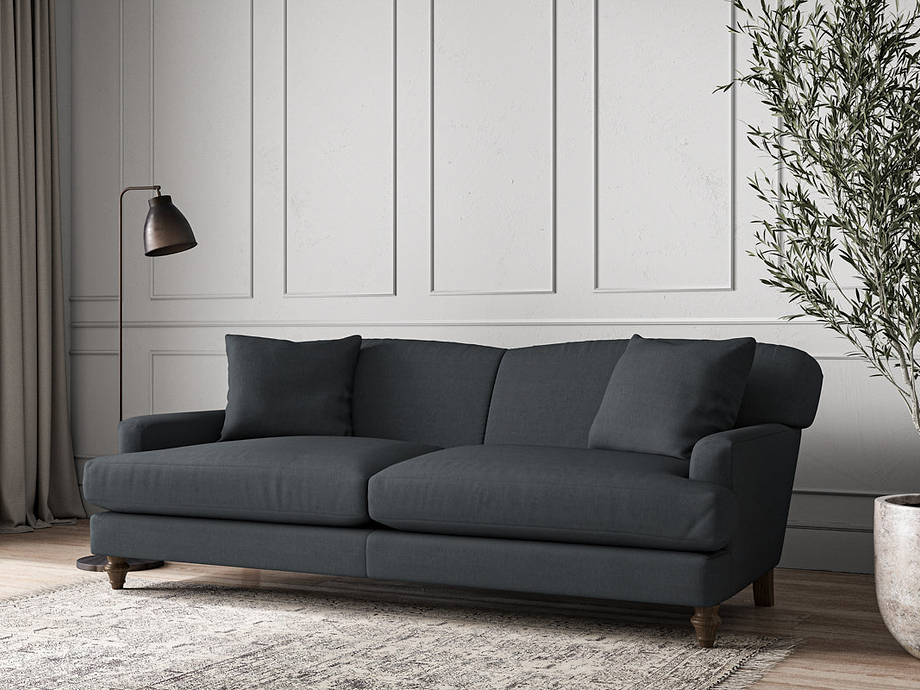 Deni Grand Sofa - Recycled Cotton Thunder