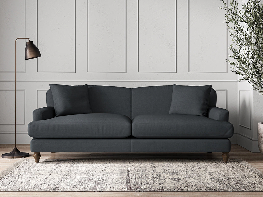 Deni Grand Sofa - Recycled Cotton Thunder