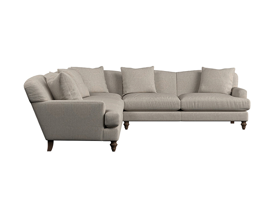 Deni Large Corner Sofa - Brera Linen Natural