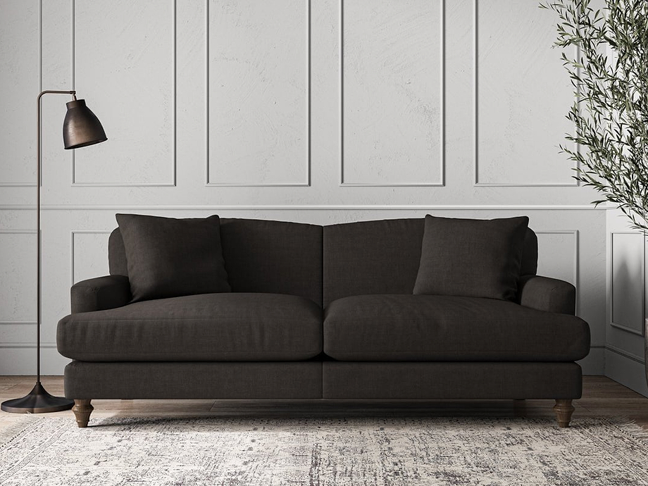 Deni Large Sofa - Brera Linen Espresso