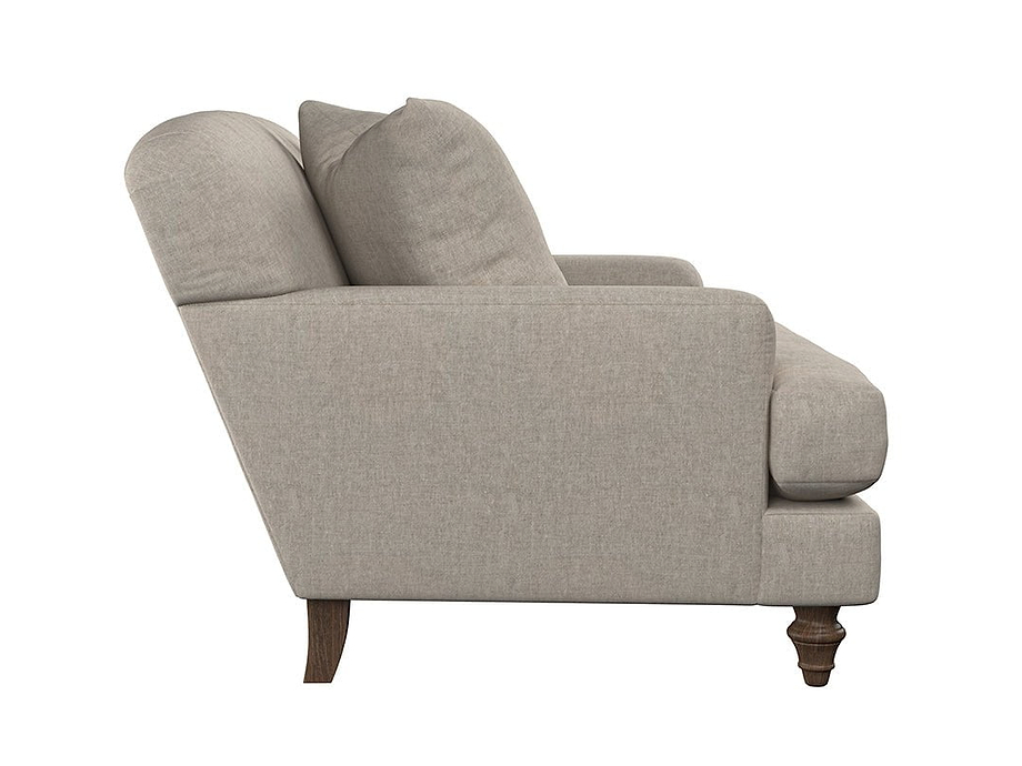 Deni Love Seat - Brera Linen Pebble