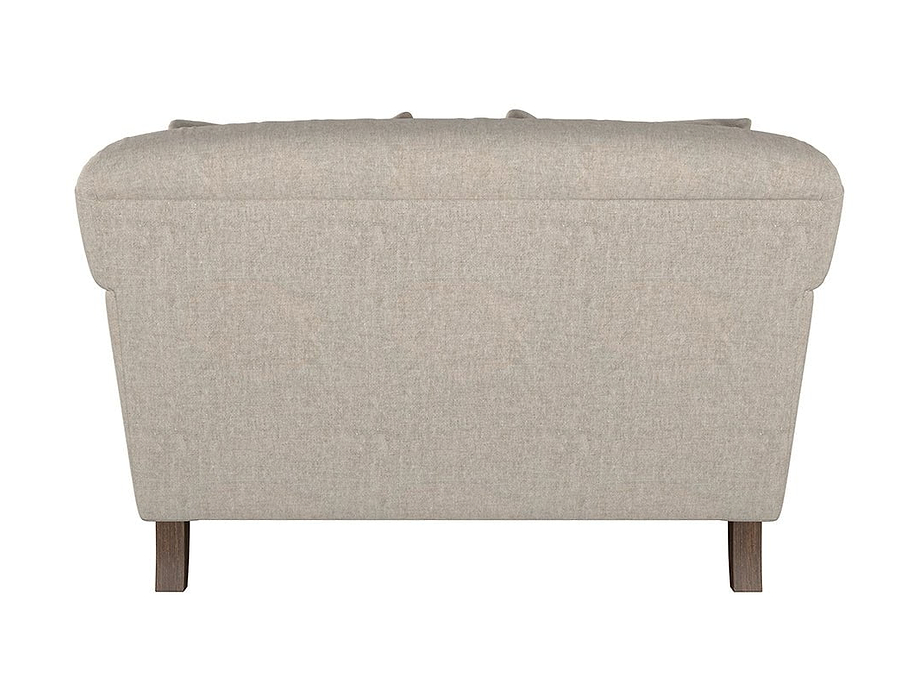 Deni Love Seat - Brera Linen Pebble
