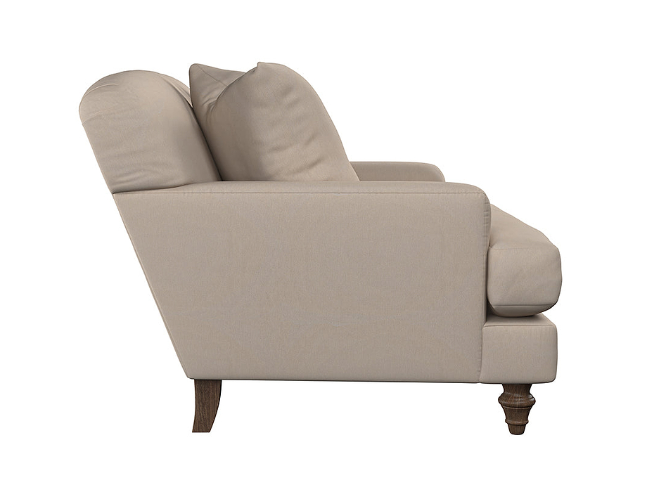Deni Love Seat - Recycled Cotton Stone