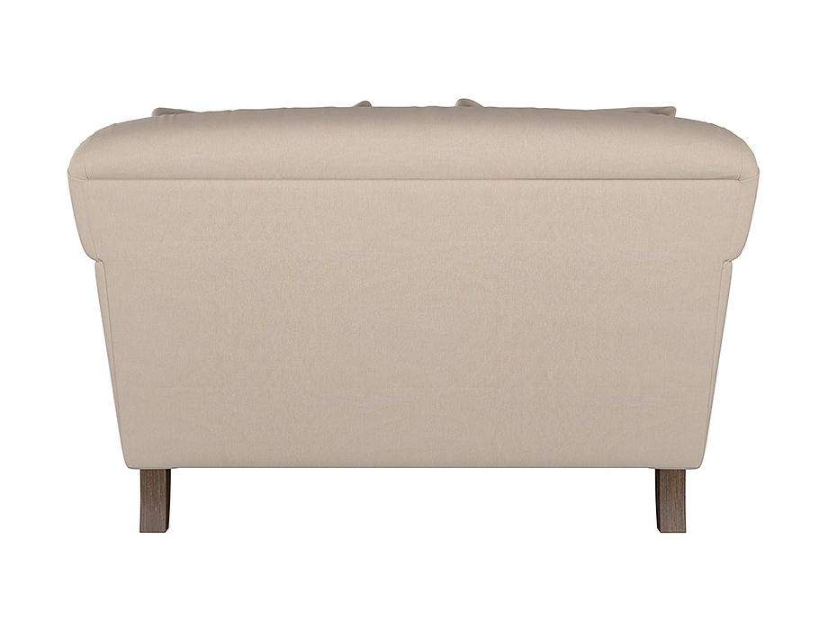 Deni Love Seat - Recycled Cotton Stone
