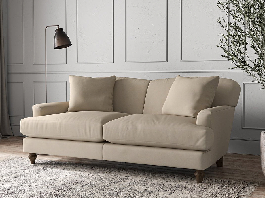 Deni Medium Sofa - Recycled Cotton Stone