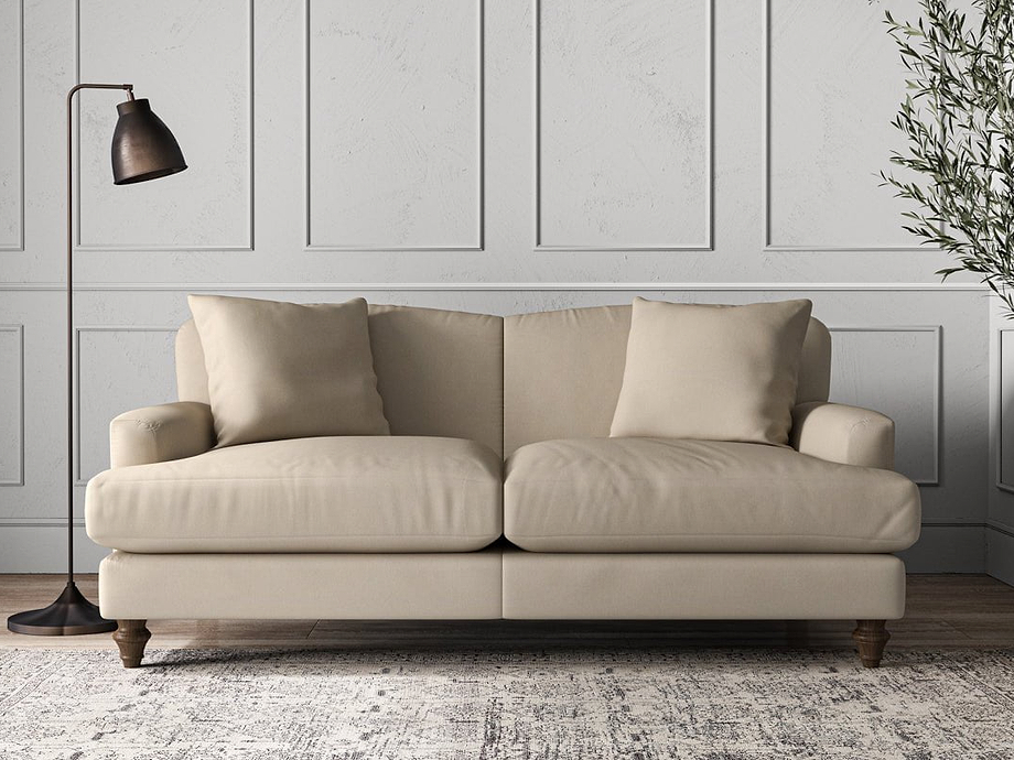 Deni Medium Sofa - Recycled Cotton Stone