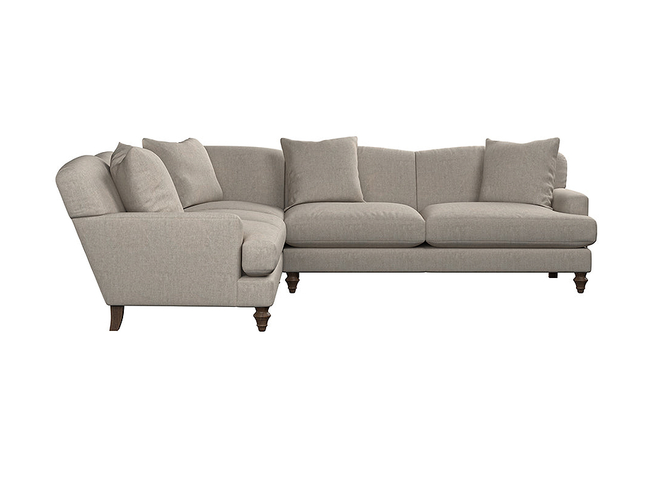 Deni Super Grand Left Hand Corner Sofa - Brera Linen Natural