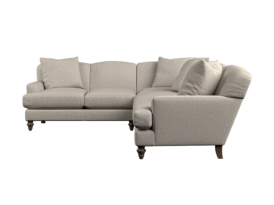 Deni Super Grand Left Hand Corner Sofa - Brera Linen Natural