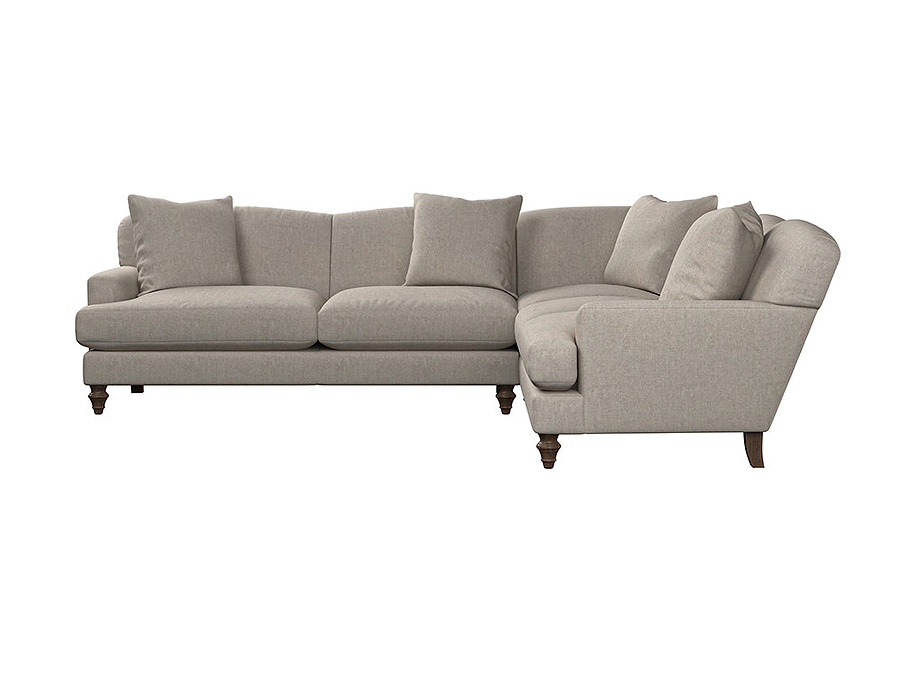 Deni Super Grand Right Hand Corner Sofa - Brera Linen Natural