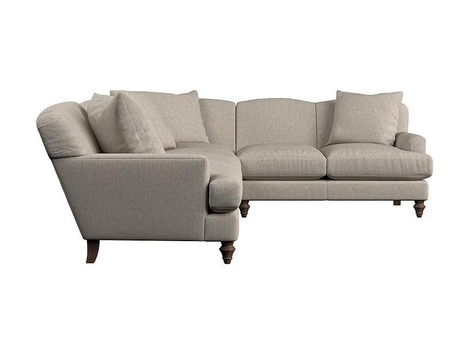 Deni Super Grand Right Hand Corner Sofa - Brera Linen Natural