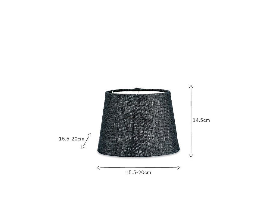 Dia Jute Lampshade - Ink