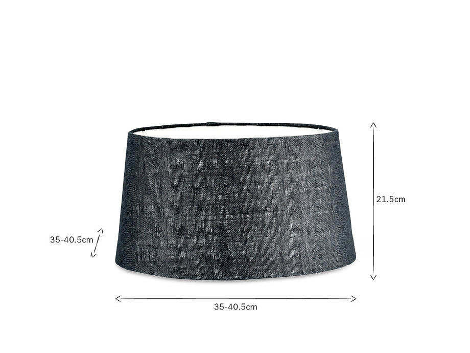Dia Jute Lampshade - Ink