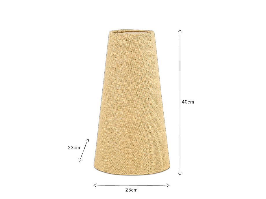 Dia Jute Tall Lampshade - Natural