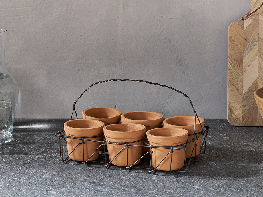 Dilipa Terracotta Multi Planter - Terracotta