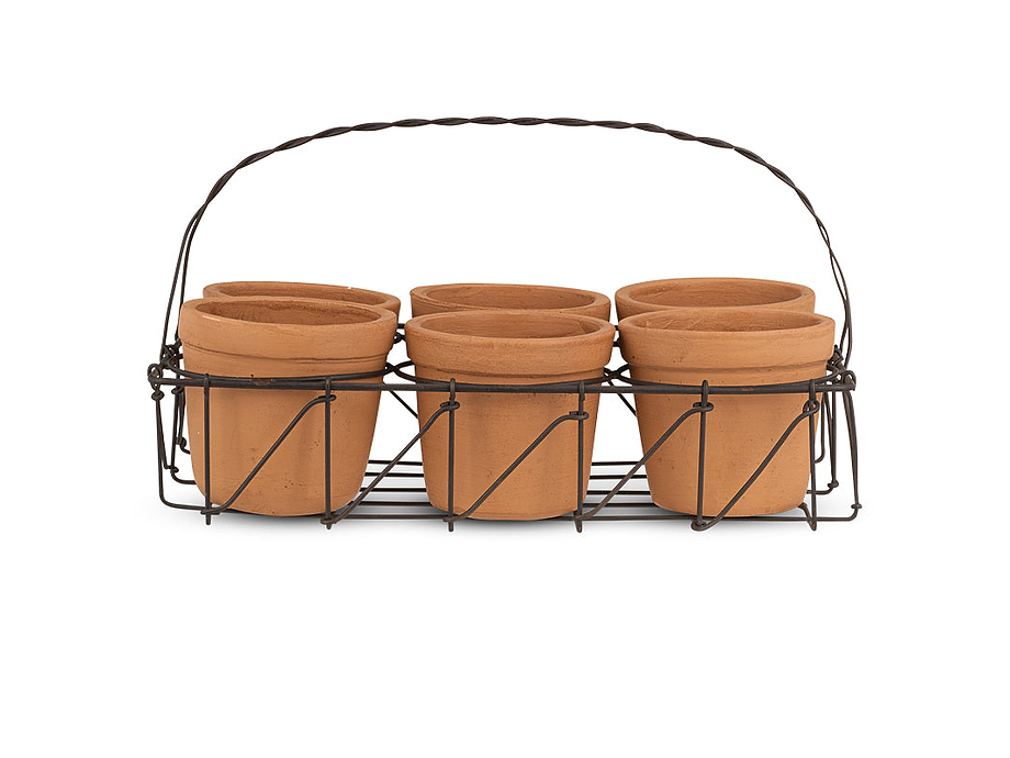 Dilipa Terracotta Multi Planter - Terracotta