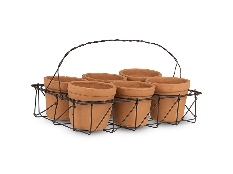 Dilipa Terracotta Multi Planter - Terracotta