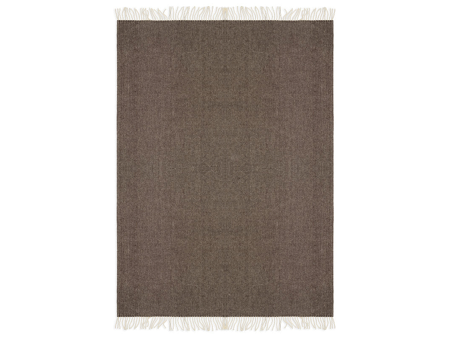 Dilli Wool Throw - Dark Brown