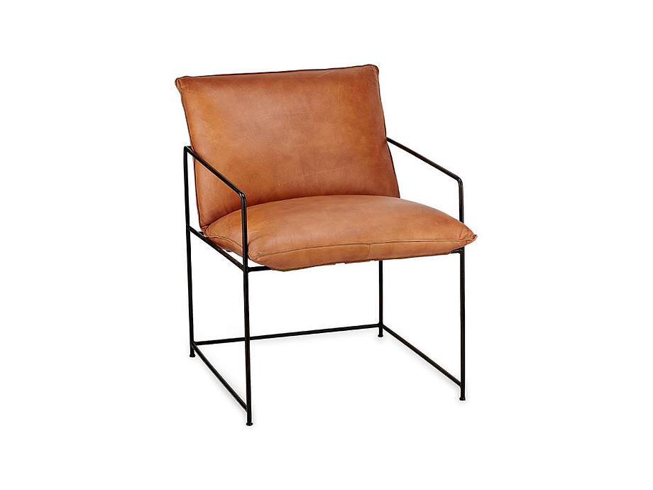 Durium Leather Lounger - Aged Tan